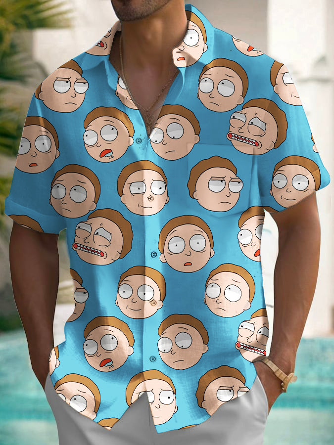 Funnt Cartoon Hawaiian Shirt