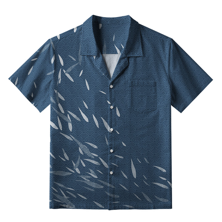 Falling Leaves And Ripples Aloha Hawaiian Shirt