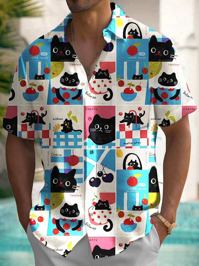 Funny Cartoon Design Hawaiian Shirt