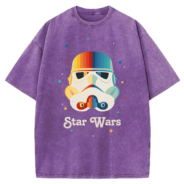 Star Wars Vintage Japanese Washed Crew Neck T-Shirt