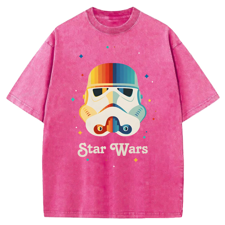 Star Wars Vintage Japanese Washed Crew Neck T-Shirt