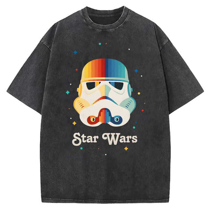 Star Wars Vintage Japanese Washed Crew Neck T-Shirt