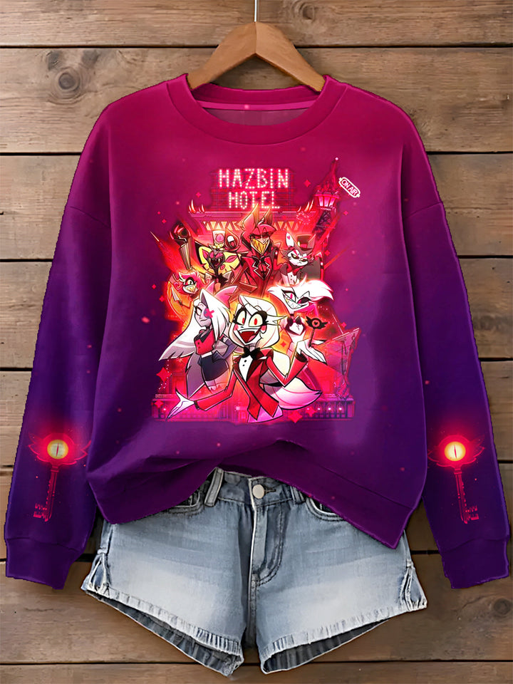 Hotel Hazbin Printed Sweatshirt