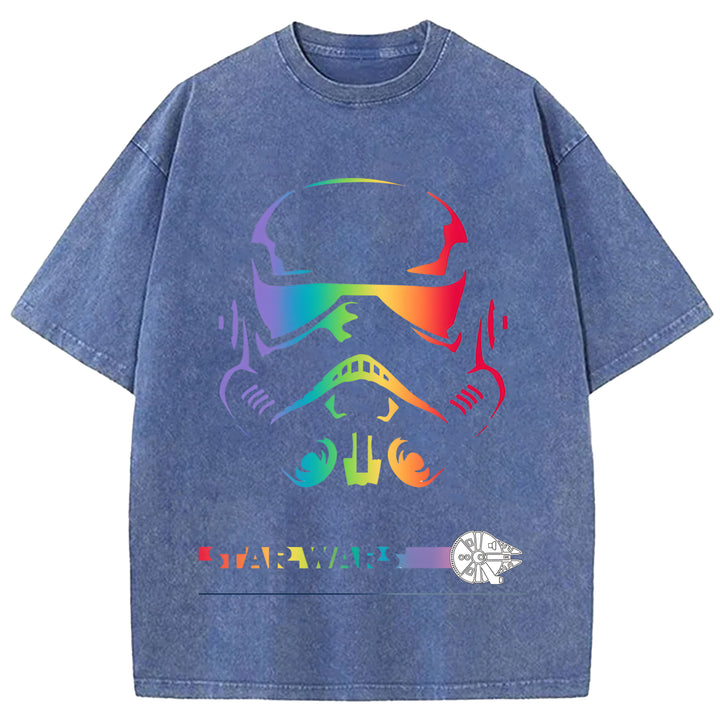 Star Wars Vintage Japanese Washed Crew Neck T-Shirt