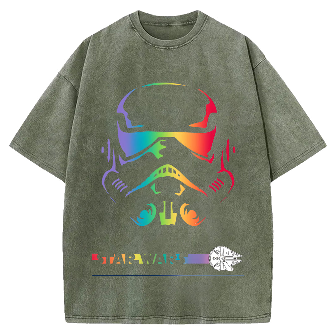 Star Wars Vintage Japanese Washed Crew Neck T-Shirt