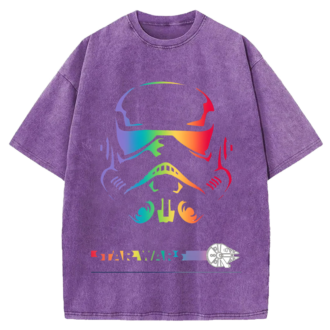Star Wars Vintage Japanese Washed Crew Neck T-Shirt