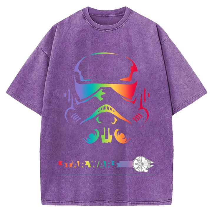 Star Wars Vintage Japanese Washed Crew Neck T-Shirt