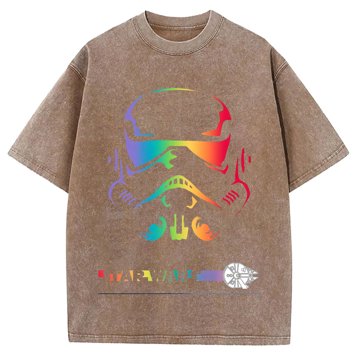 Star Wars Vintage Japanese Washed Crew Neck T-Shirt