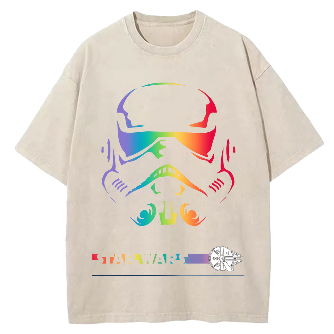 Star Wars Vintage Japanese Washed Crew Neck T-Shirt
