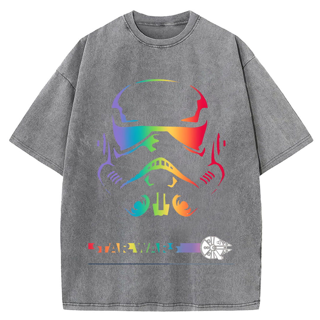 Star Wars Vintage Japanese Washed Crew Neck T-Shirt