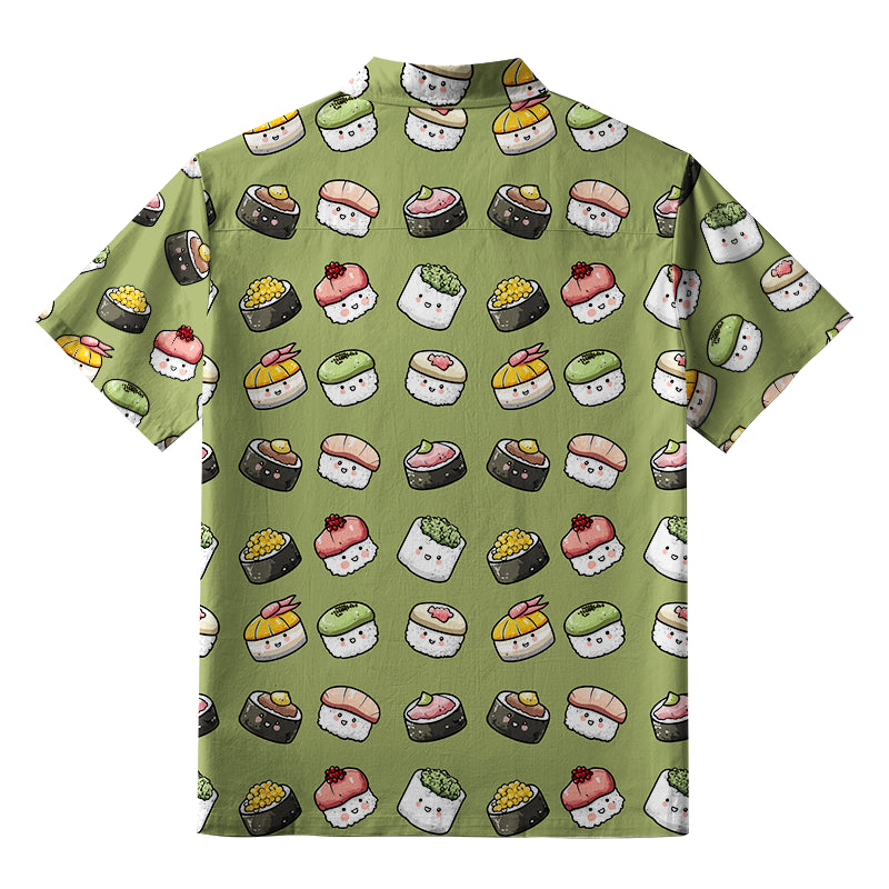 Cute Sushi Team Aloha Hawaiian Shirt
