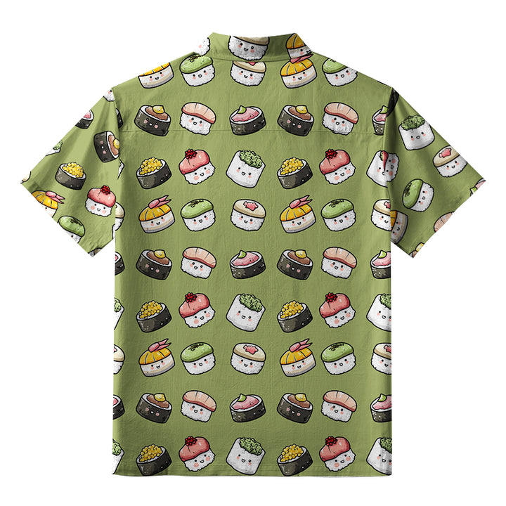 Cute Sushi Team Aloha Hawaiian Shirt