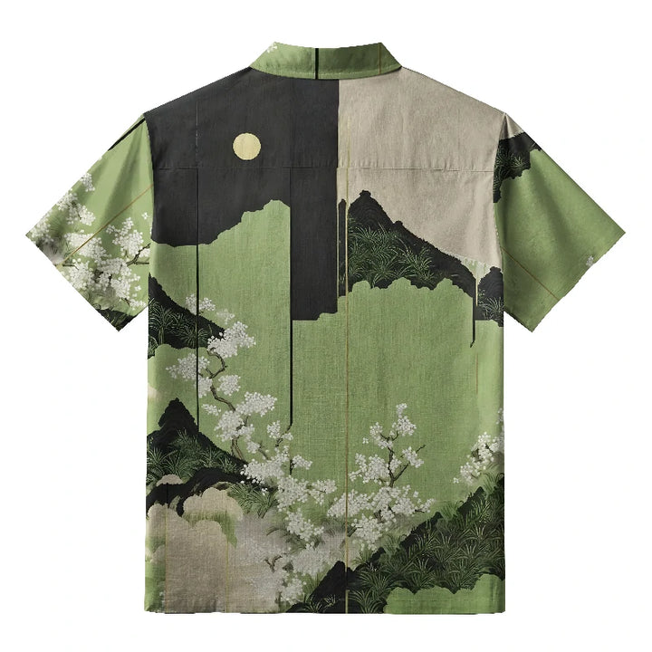 Serene Landscape Button-up Shirt
