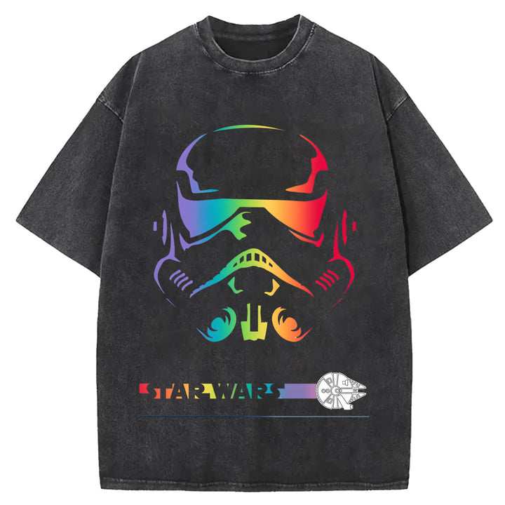 Star Wars Vintage Japanese Washed Crew Neck T-Shirt