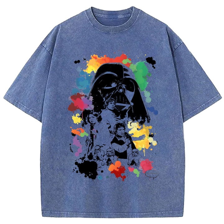 Star Wars Vintage Japanese Washed Crew Neck T-Shirt