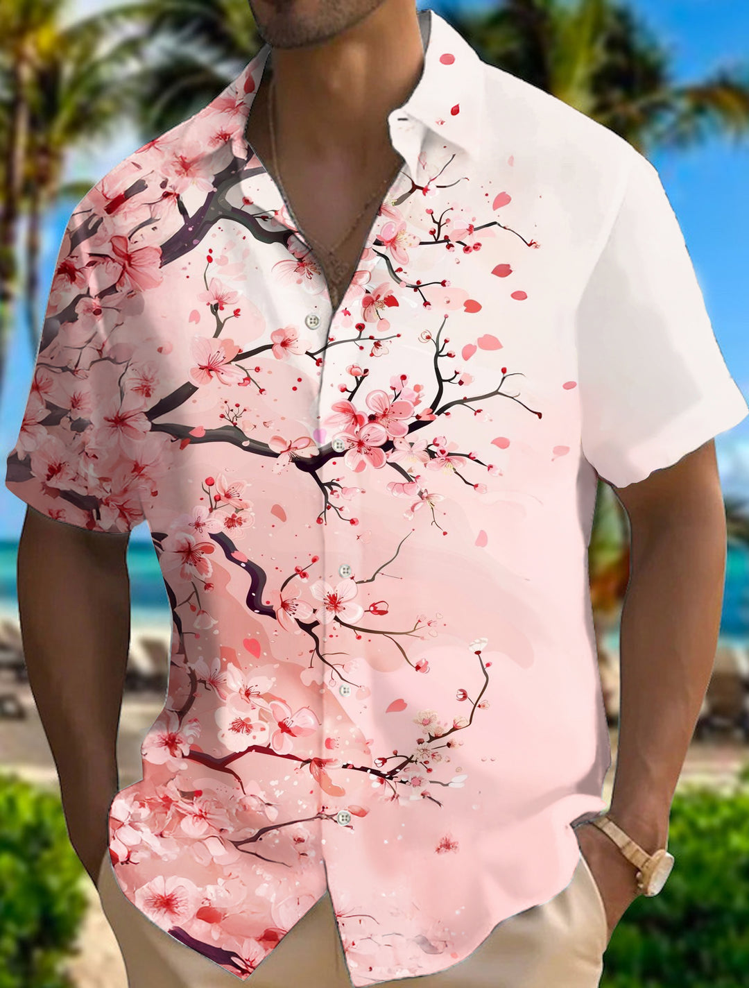 Sakura Design Hawaiian Shirt