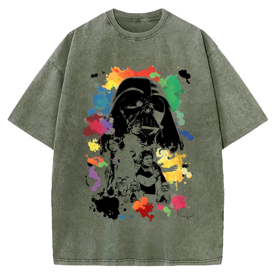 Star Wars Vintage Japanese Washed Crew Neck T-Shirt