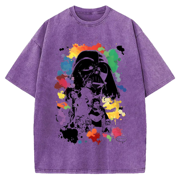 Star Wars Vintage Japanese Washed Crew Neck T-Shirt