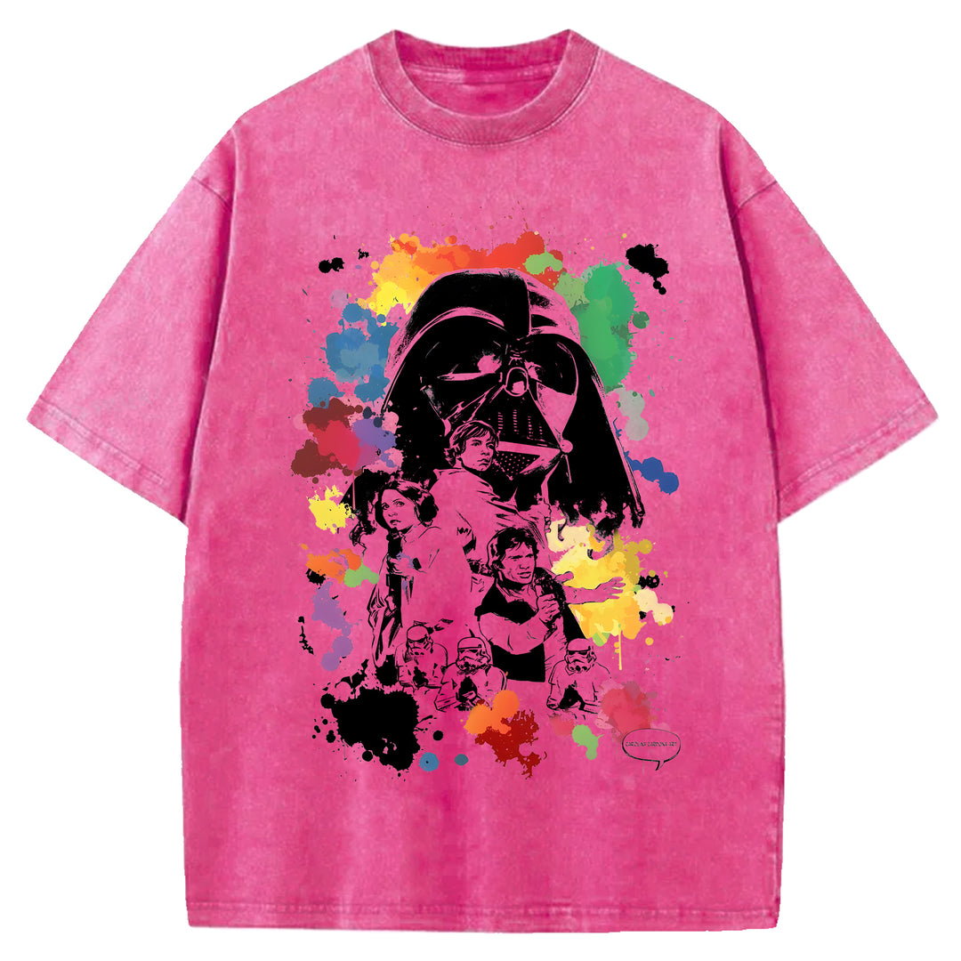 Star Wars Vintage Japanese Washed Crew Neck T-Shirt