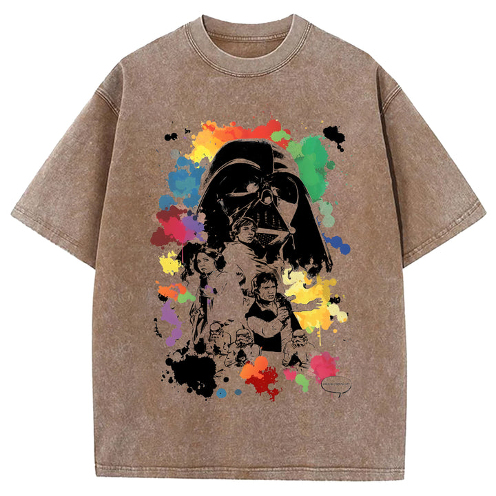 Star Wars Vintage Japanese Washed Crew Neck T-Shirt