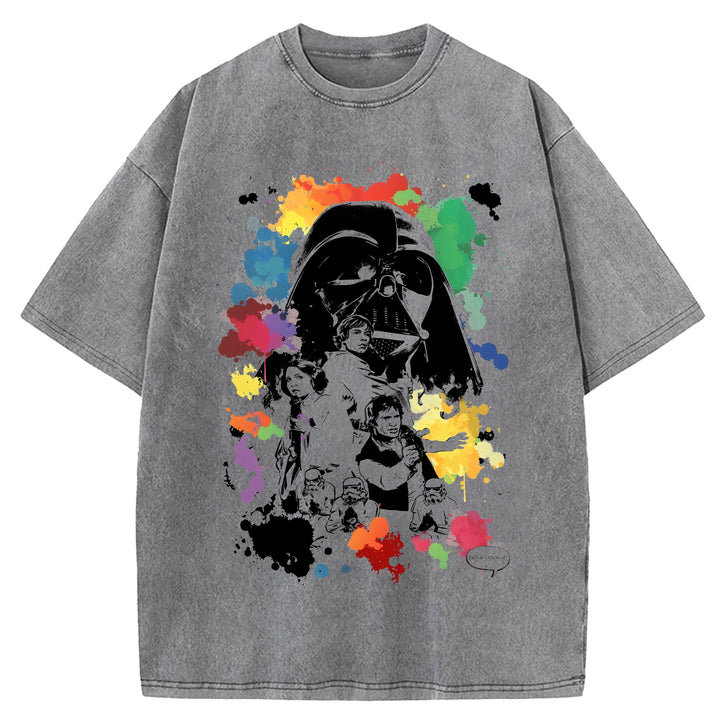 Star Wars Vintage Japanese Washed Crew Neck T-Shirt