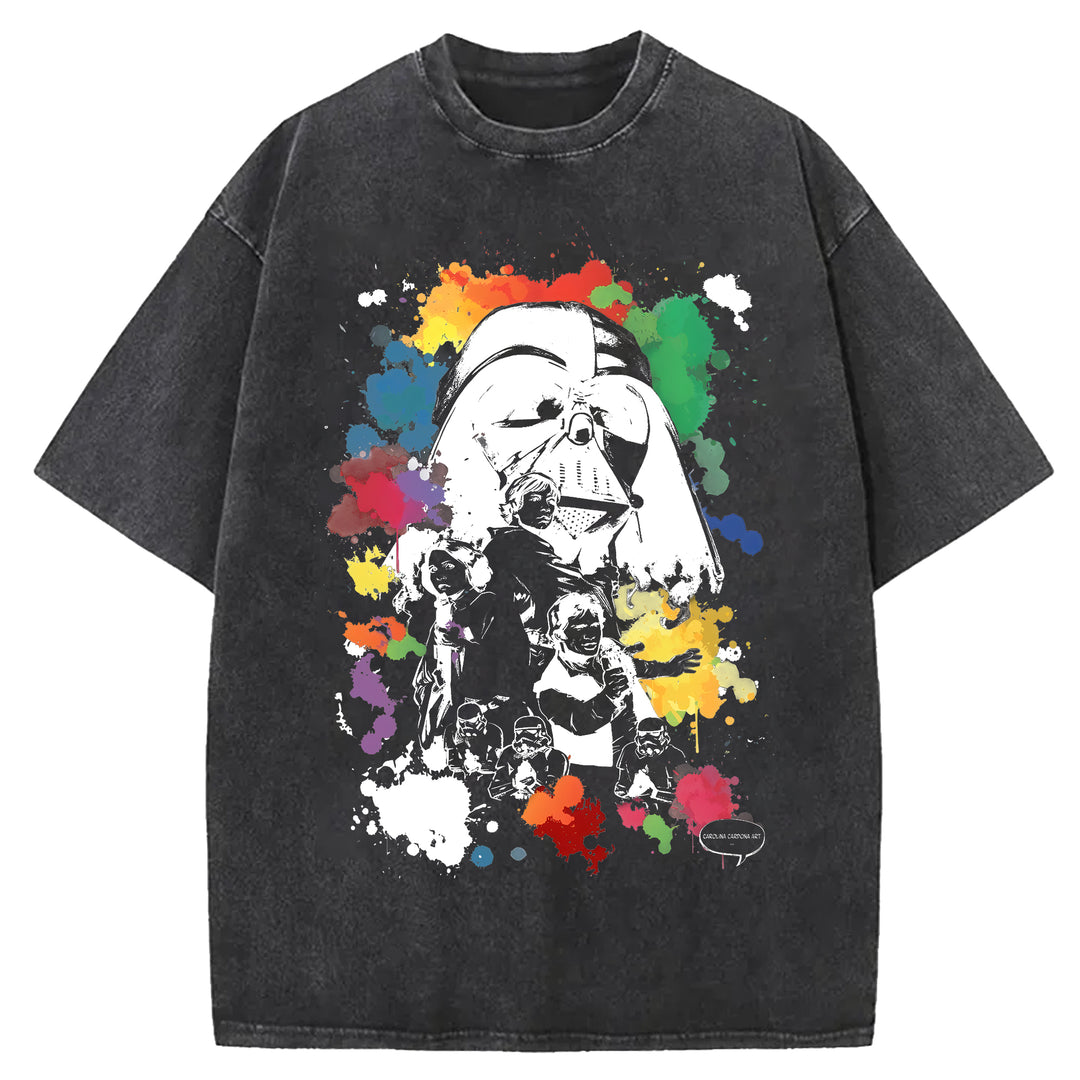 Star Wars Vintage Japanese Washed Crew Neck T-Shirt
