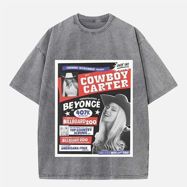 Beyonce Vintage Washed Crew Neck T-Shirt