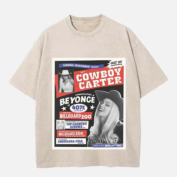 Beyonce Vintage Washed Crew Neck T-Shirt