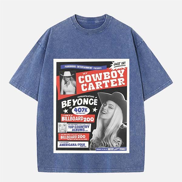 Beyonce Vintage Washed Crew Neck T-Shirt