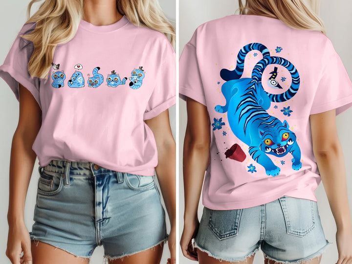 Demon Hunters Derpy Tiger Crew Neck T-shirt