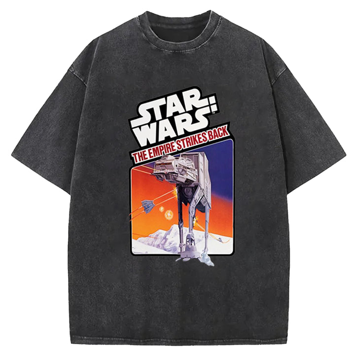 Star Wars Vintage Japanese Washed Crew Neck T-Shirt