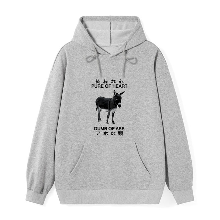 Pure Of Heart Dumb Of Ass Classic Hoodie