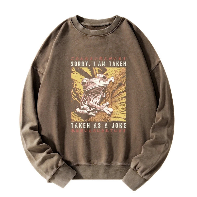 The Tragic Frog Japanese Washed Sweatshirt