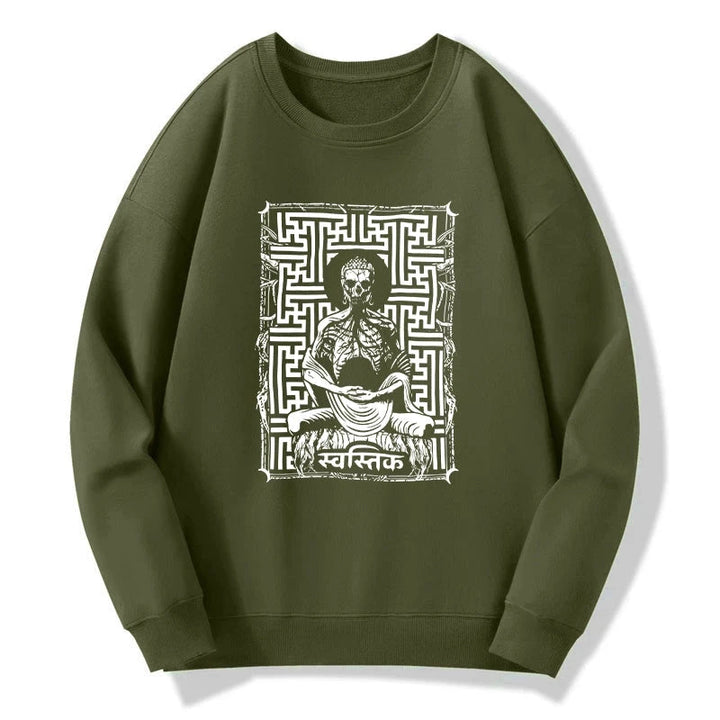 Sayagata Buddha Graphic Sweatshirt