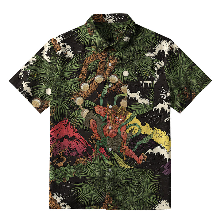 Japanese Yokai Button-up Shirt