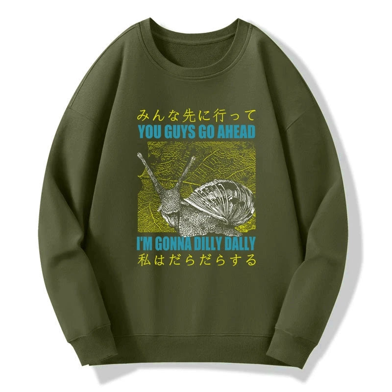 Slow Snail Japanese Sweatshirt