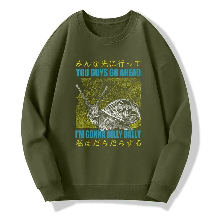 Slow Snail Japanese Sweatshirt