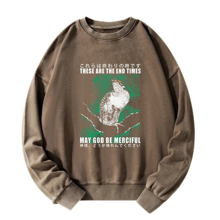 These Are The End Bird Washed Sweatshirt