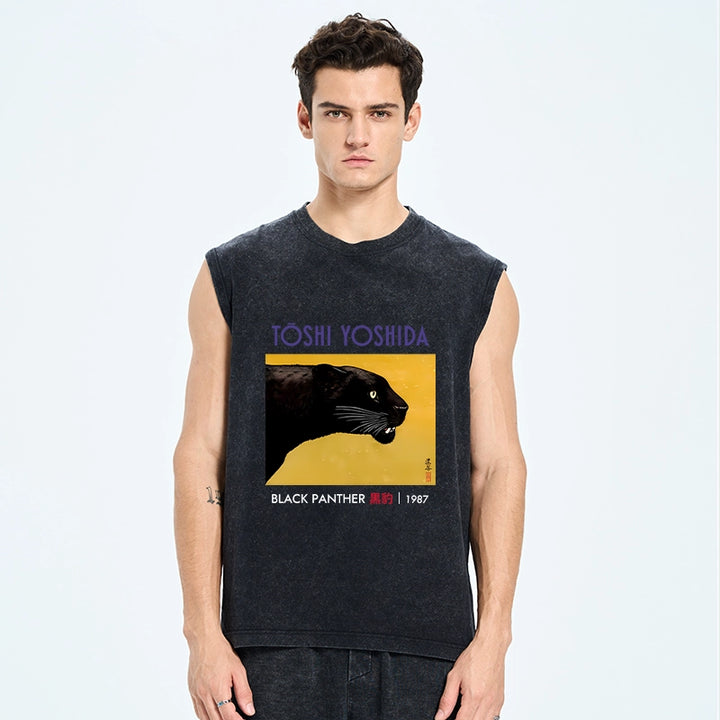 Black Panther Washed Tank