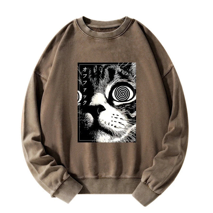 Scary Cat Japan Washed Sweatshirt