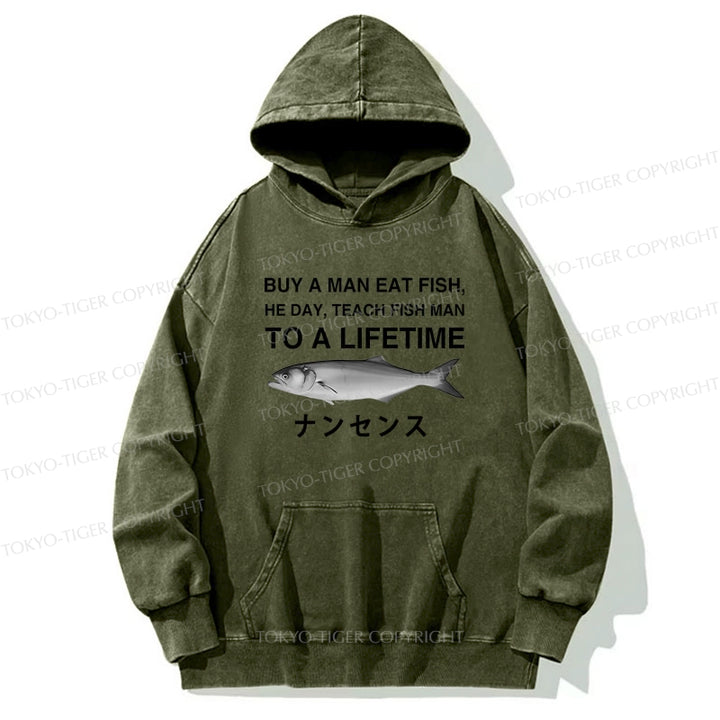 Funny To A Lifetime Washed Hoodie