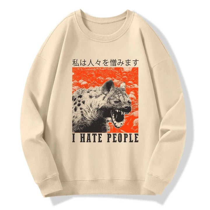 A Hyena That Hates Humans Sweatshirt