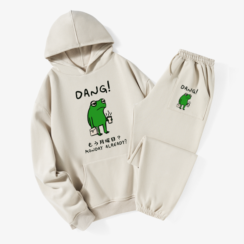 Is It Already Monday Fleece Lined Hoodie Set