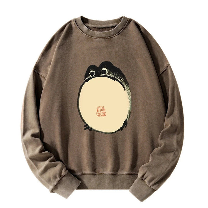 Grumpy Frog Japanese Washed Sweatshirt