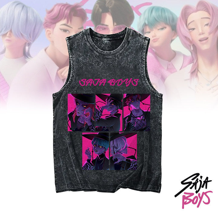 Huntrix Kpop Demon Washed Tank