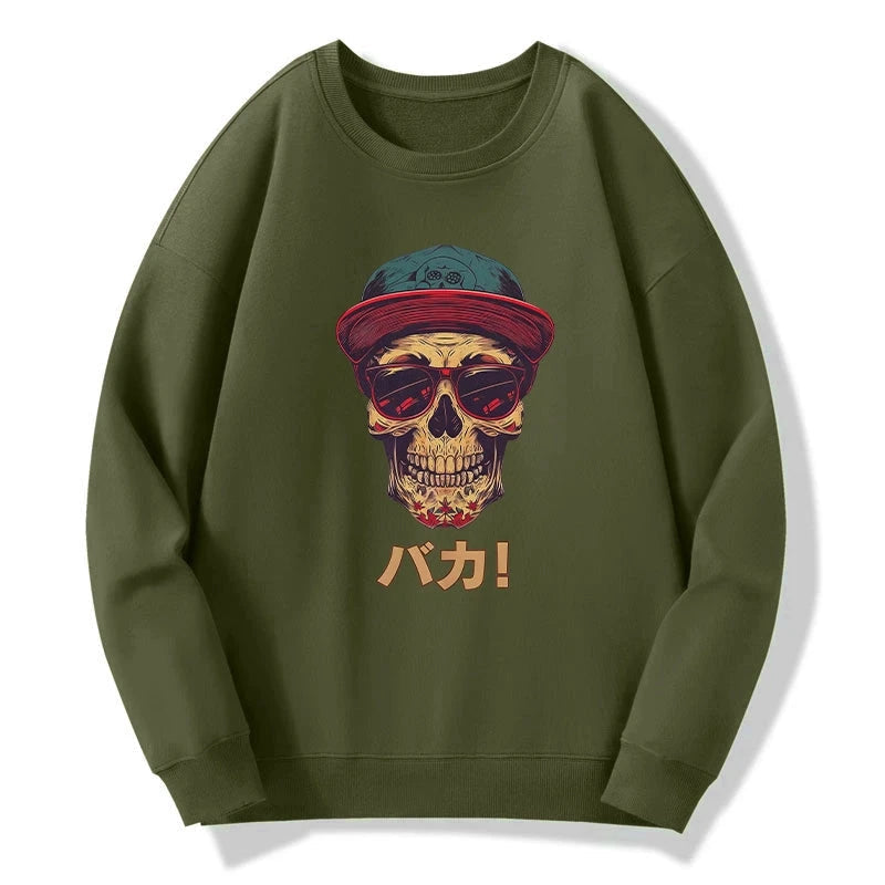 Fashion Skull Japanese Sweatshirt
