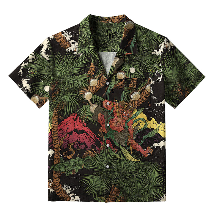 Japanese Yokai Aloha Hawaiian Shirt