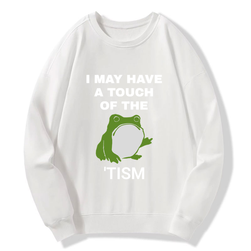 Funny Frog Flipping The Bird Sweatshirt