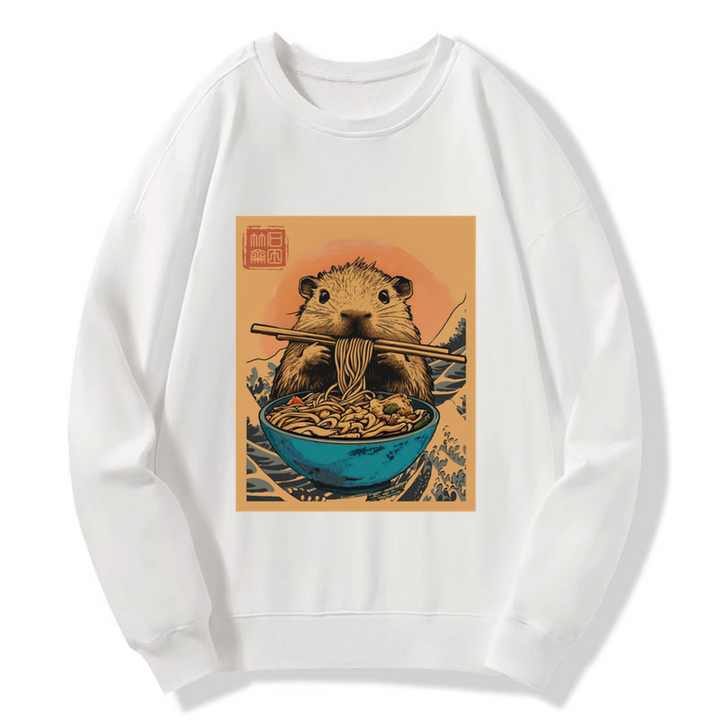 Opossum Eats Ramen Sweatshirt