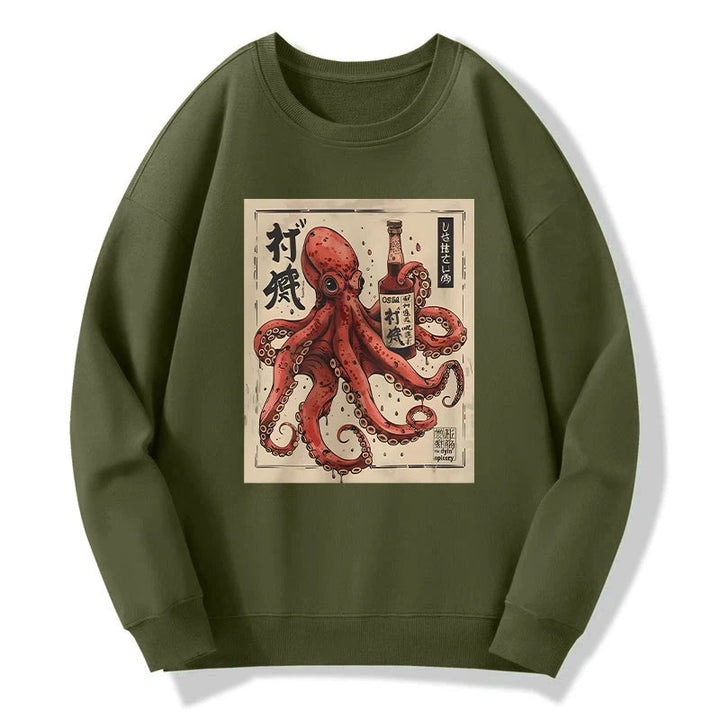 Osaka Sak¨¦ Octopus Sweatshirt